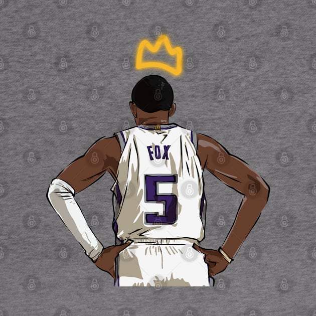 De'Aaron Fox, The King of Sacramento by rattraptees